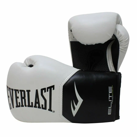 Боксерские перчатки Everlast Elite ProStyle, тренировочные, белый – фото