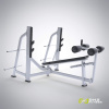 Скамья-стойка для жима под углом вниз E-7041 (Olympic Decline Bench) – фото