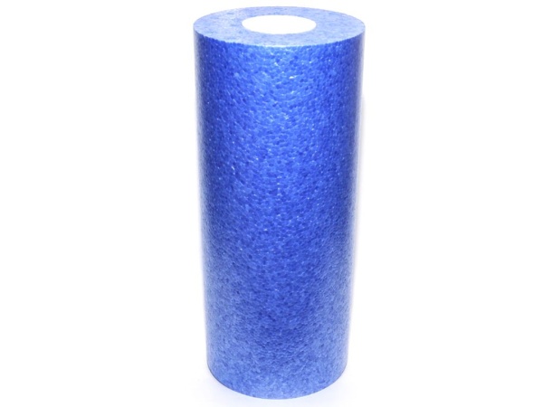 Валик-ролл для йоги и  фитнеса FPOO-31, 33 x 14 см, синий – фото