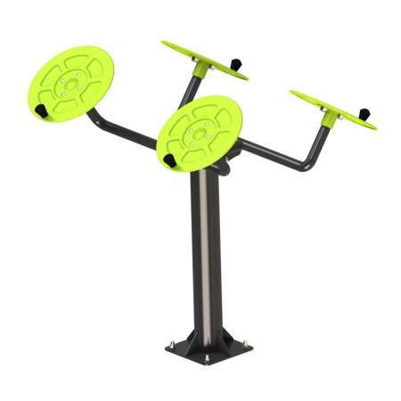 Уличный тренажер для мышц плечевого пояса (большие тарелки) Smart-1002 – фото