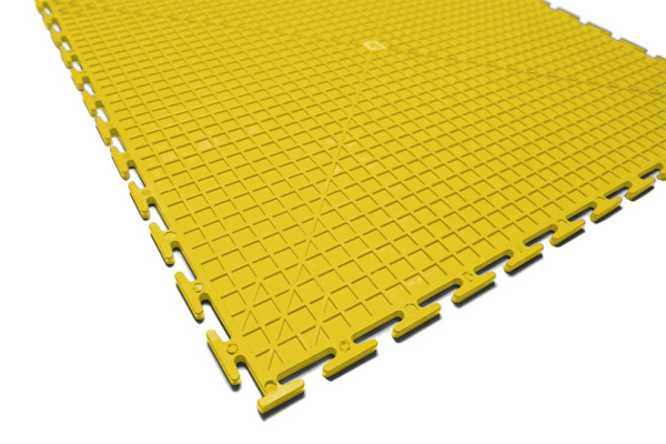 Плитка ПВХ Standart Terra, 500*500, жёлтый – фото