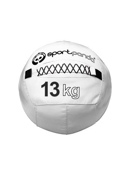 Медбол / медицинбол SportPanda, 13 кг, белый