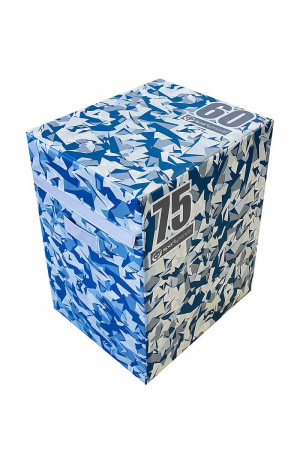 Плиобокс Sportpanda трехсторонний серо-бело-голубой – фото