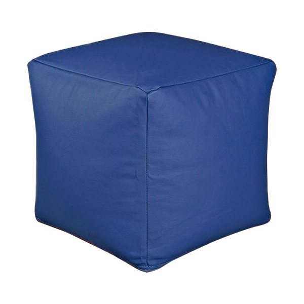 Кресло-пуфик «Кубик», синий – фото