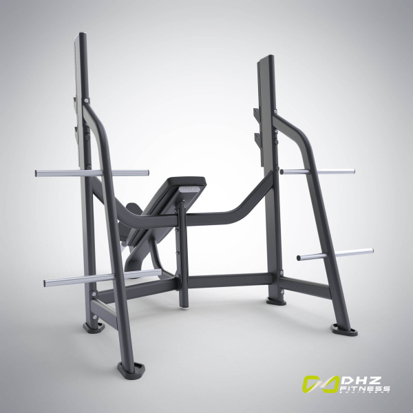 Скамья-стойка для жима под углом вверх E-7042 (Olympic Bench Incline) – фото