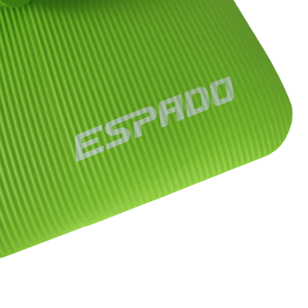 Коврик для йоги и фитнеса ESPADO ES2123 1/10, 10 мм, каучук, зелёный – фото