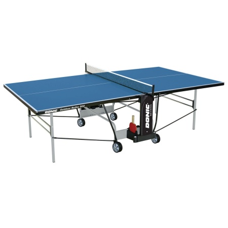 Теннисный стол DONIC OUTDOOR ROLLER 800-5, складной, синий – фото