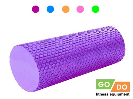 Валик для йоги и фитнеса GO DO YJ-45, 45 x 14.5 см, массажный – фото