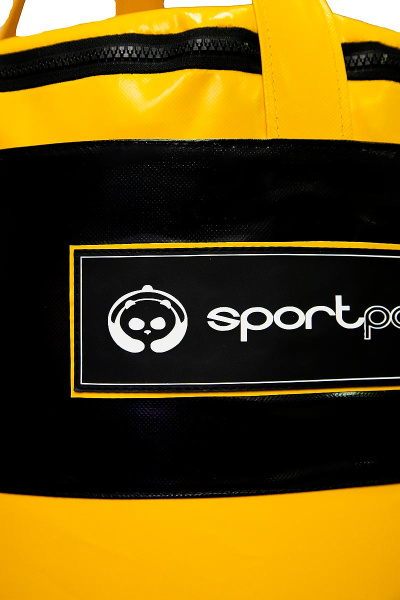 Боксерский мешок SportPanda 100 см, диаметр 45 см, вес 40 кг, желтый