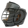 Шлем для рукопашного боя BoyBo Flexy BP2005, с металлической решеткой, чёрный – фото