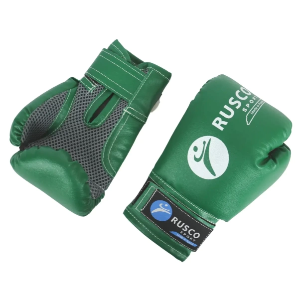 Боксерские перчатки Rusco Sport, тренировочные, зелёный – фото