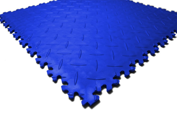 Плитка ПВХ Standart Diamond, 7 мм, 500*500, синий