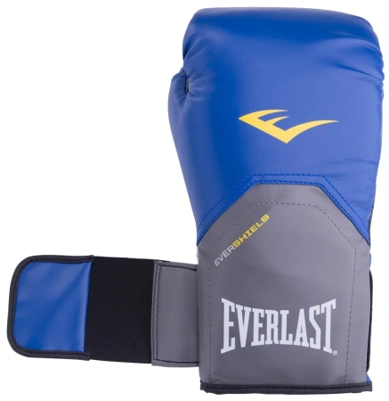 Боксерские перчатки Everlast Pro Style Elite, тренировочные, синий – фото