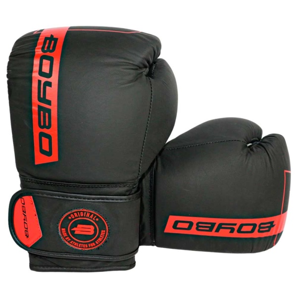 Перчатки боксерские BoyBo Fusion BG-092, чёрно-красный – фото