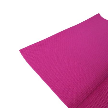 Коврик для йоги и фитнеса ESPADO ES2121, 3 мм, ПВХ, розовый – фото