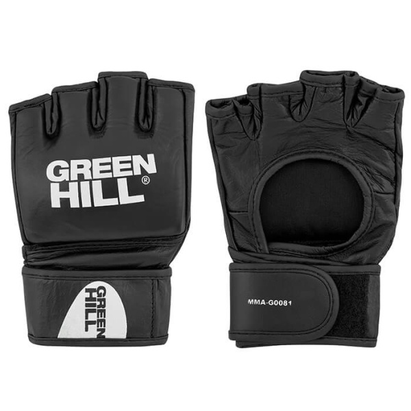 Перчатки для MMA Green Hill MMA-G0081, для соревнований, чёрный – фото