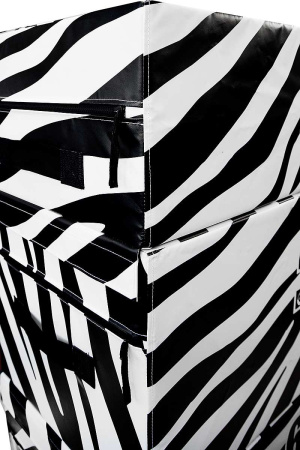 Плиобоксы SportPanda, комплект 3 шт. зебра – фото