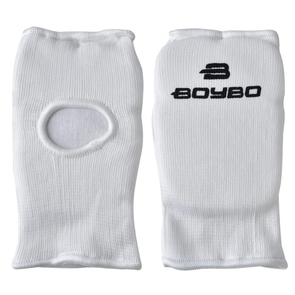 Накладки на руки для каратэ BoyBo BO130, хлопок, белый – фото