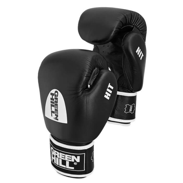Перчатки для тайского бокса Green Hill HIT BGH-2257, тренировочные, чёрный – фото