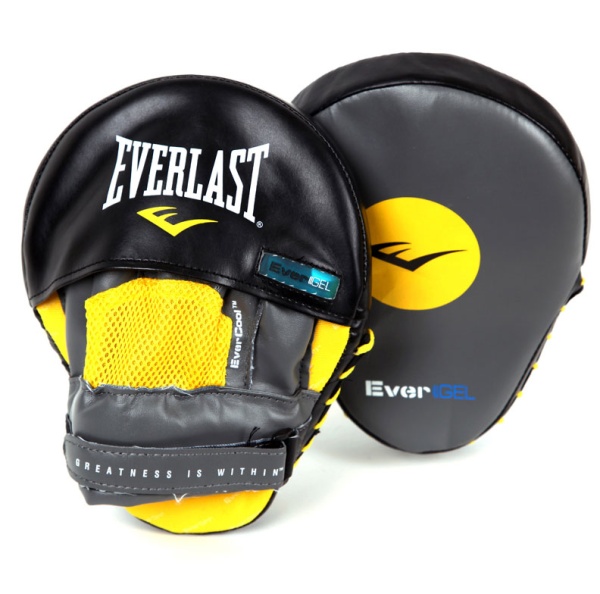 Лапы боксерские Everlast Vinyl Evergel Mantis – фото