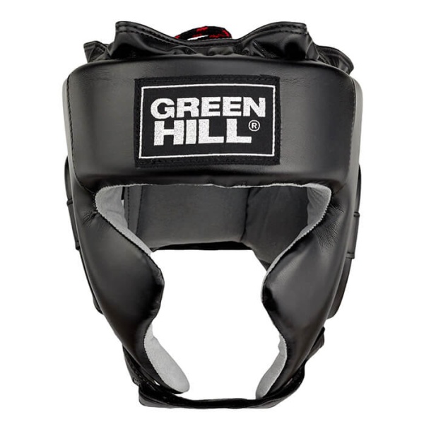 Шлем боксерский Green Hill SPARRING HGS-9409, тренировочный, чёрный – фото