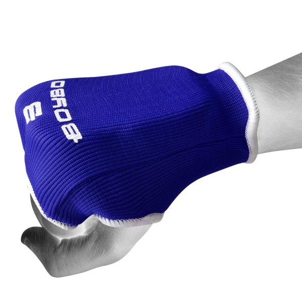 Накладки на руки для каратэ BoyBo BO130, хлопок, синий – фото