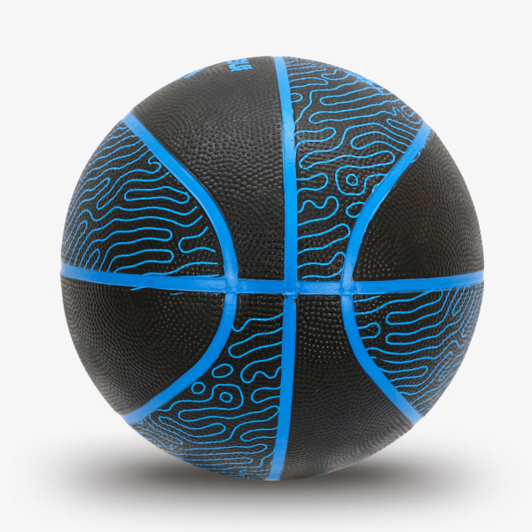 Мяч баскетбольный INGAME Ant №7, чёрно-синий – фото