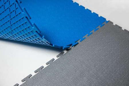 Плитка ПВХ Standart Terra, 500*500, синий – фото