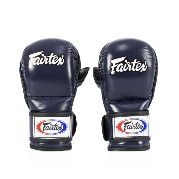 Перчатки для ММА Fairtex FGV15, для соревнований и тренировок, синий – фото