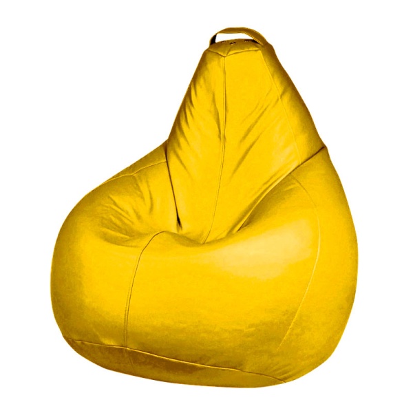 Кресло-груша, жёлтый – фото