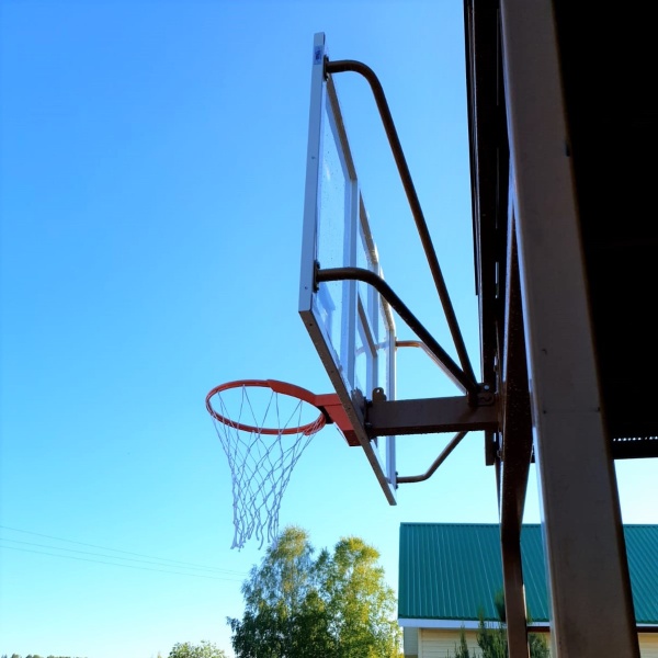Щит баскетбольный тренировочный, оргстекло, 900х1200 мм – фото