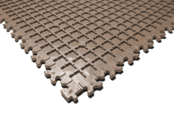 Плитка ПВХ Standart Diamond, 7 мм, 500*500, бежевый