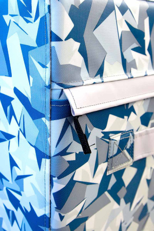 Плиобокс Sportpanda трехсторонний серо-бело-голубой – фото