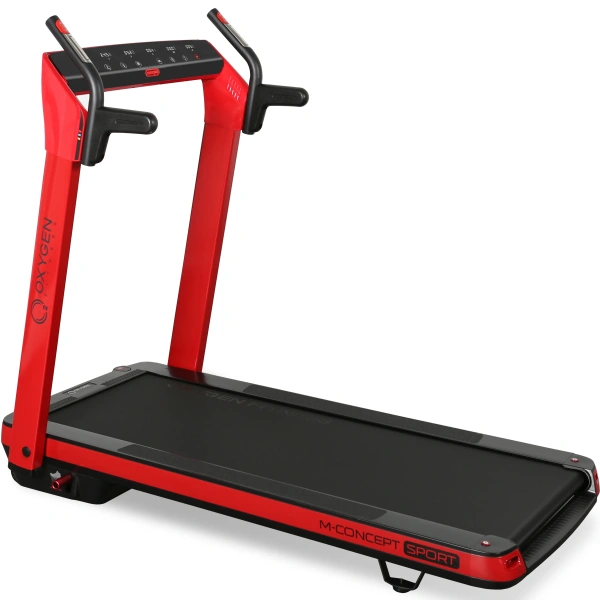Беговая дорожка OXYGEN FITNESS M-CONCEPT SPORT, электрическая, для дома, красный – фото