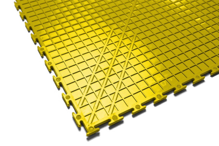 Плитка ПВХ Standart Profi, 6,5 мм, 500*500, жёлтый