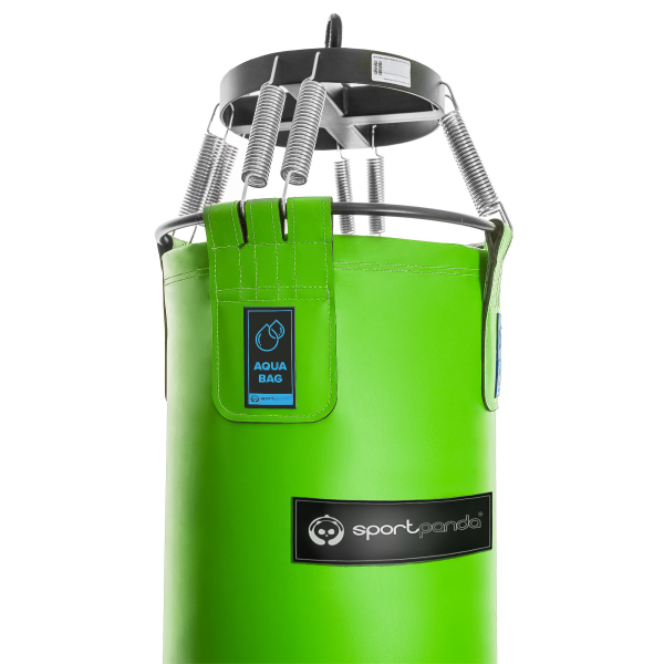 Водоналивной боксерский мешок «AQUA BAG» ПВХ, 180 см, диаметр 40 см, салатовый – фото