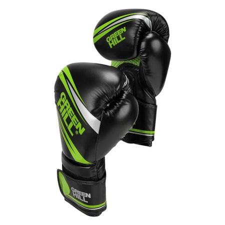 Боксерские перчатки Green Hill TEK7 BGT-2279, тренировочные, зелёный – фото