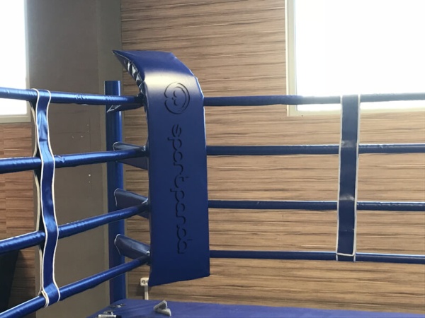  Подушка для ринга SportPanda, угловая,  15x35x100 см, синий