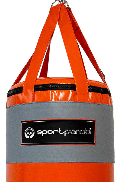 Боксерский мешок SportPanda 100 см, диаметр 40 см, вес 30 кг, оранжевый