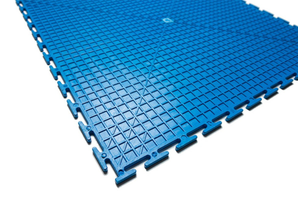 Плитка ПВХ Standart Terra, 500*500, синий – фото