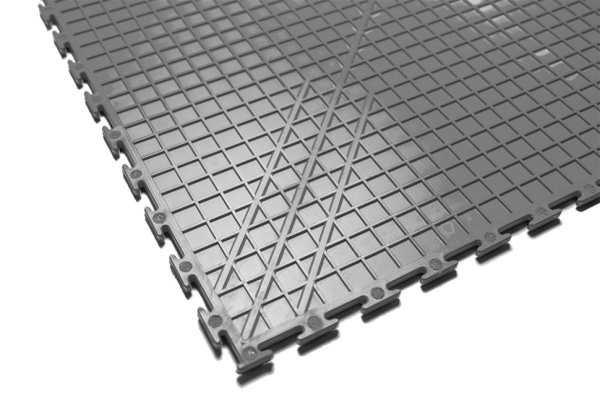 Плитка ПВХ Standart Profi, 5 мм, 500*500, серый