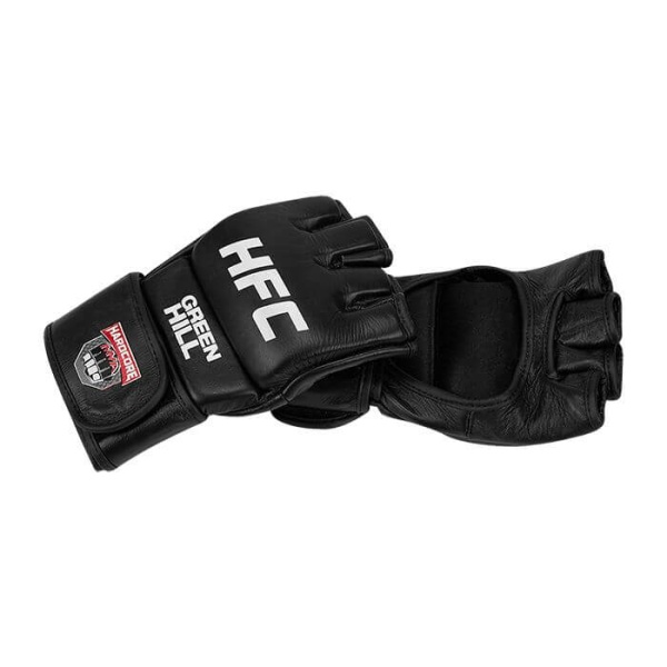 Перчатки для ММА Green Hill HARDCORE MMA MMA-10565A, для соревнований, чёрный – фото