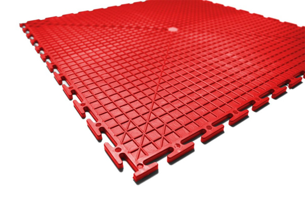 Плитка ПВХ Standart Prom, 5 мм, 500*500, красный