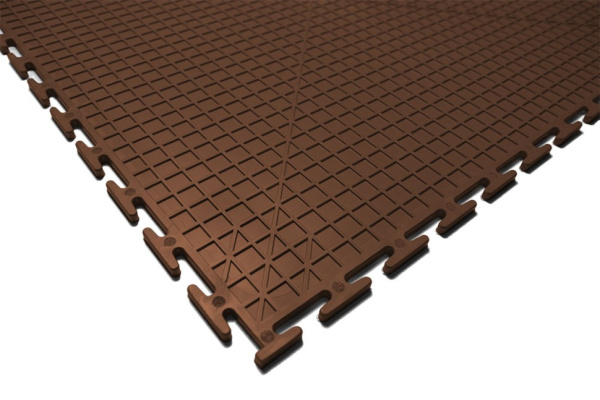 Плитка ПВХ Standart Skin, 500*500, коричневый – фото