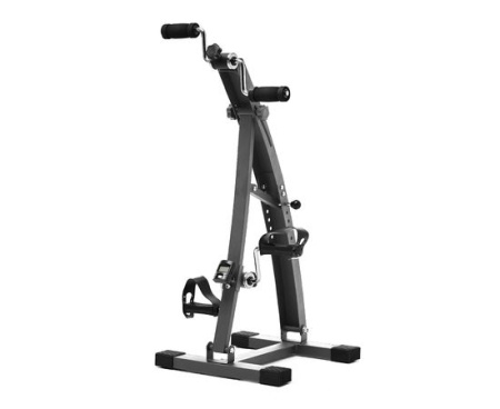 Велотренажер двойной DFC B6009G dual bike (серый) – фото
