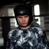 Шлем боксерский BoyBo B-series, чёрно-оранжевый – фото