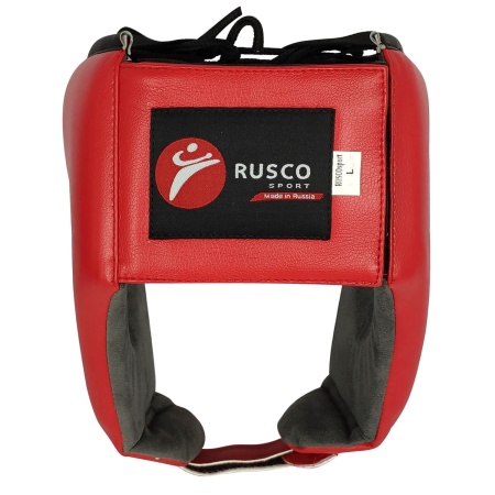 Шлем для рукопашного боя RuscoSport, красный – фото