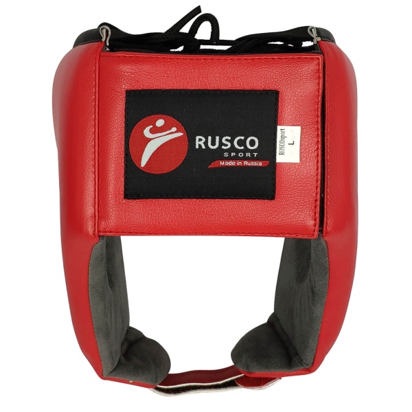 Шлем для рукопашного боя RuscoSport, красный – фото