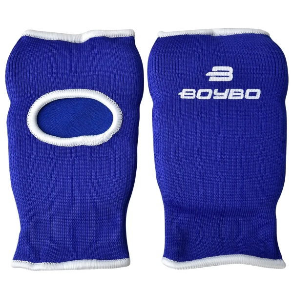 Накладки на руки для каратэ BoyBo BO130, хлопок, синий – фото