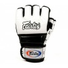 Перчатки для ММА и боевого самбо Fairtex FGV17 Fairtex, для соревнований, белый – фото